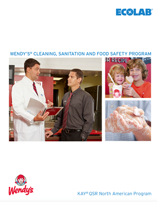 Picture of Wendy's Product Guide Brochure