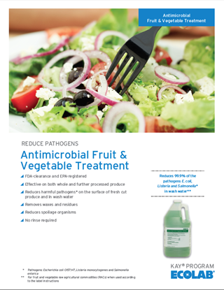 Kay Antimicrobial Fruit & Vegetable Wash Treatment Pack of 2 (1