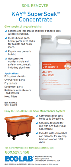 Picture of Kay SuperSoak Concentrate Info Card