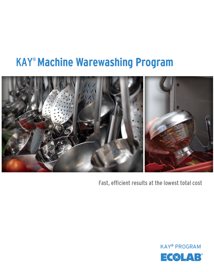 Picture of Kay Warewash Machine Program Brochure- Rent VS Buy