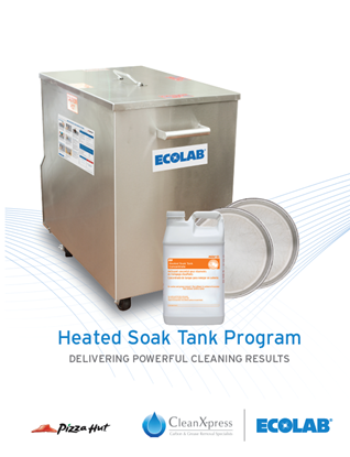 Picture of Pizza Hut Heated Soak Tank Program Sell Sheet