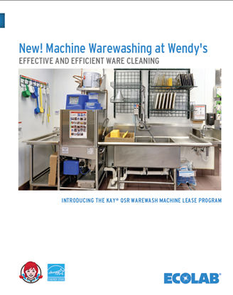 Picture of Wendy's Warewash Program Brochure