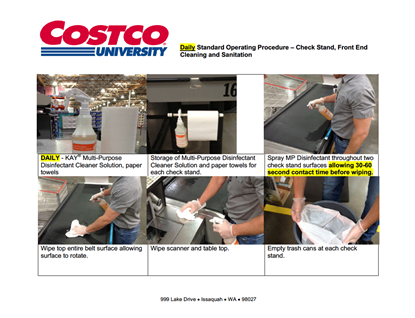 Picture of Costco Checkstand Cards 2/set