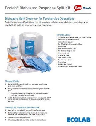 Picture of YUM! Biohazard Response Spill Kit