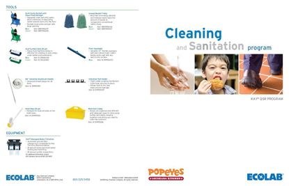 Picture of Popeyes Product Guide Brochure